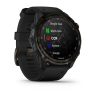Смарт-часы GARMIN DESCENT Mk3i - 51 мм, титан Carbon Grey DLC с черным силиконовым ремешком