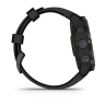 Смарт-часы GARMIN DESCENT Mk3i - 51 мм, титан Carbon Grey DLC с черным силиконовым ремешком