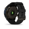 Смарт-часы GARMIN DESCENT Mk3i - 51 мм, титан Carbon Grey DLC с черным силиконовым ремешком