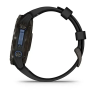 Смарт-часы GARMIN DESCENT Mk3i - 51 мм, титан Carbon Grey DLC с черным силиконовым ремешком
