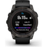 Смарт-часы GARMIN FENIX 7 PRO – SAPPHIRE SOLAR EDITION CARBON GRAY DLC TITANIUM WITH BLACK BAND