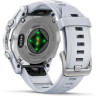 Смарт-часы GARMIN FENIX 8 – 43 мм, AMOLED, серебристые с силиконовым ремешком цвета белый камень