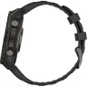 Смарт-часы Garmin Fenix 8 – 47 мм, AMOLED Sapphire, титан с DLC-покрытием Carbon Gray и силиконовым ремешком черного/серого цвета