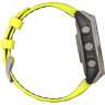 Смарт-часы GARMIN FENIX 8 – 47 мм, Solar Sapphire, титан с ярко-желтым/графитовым силиконовым ремешком