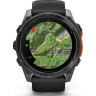 Смарт-часы GARMIN FENIX 8 – 51 мм, AMOLED, сланцево-серые с черным силиконовым ремешком