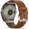 Смарт-часы GARMIN FENIX 8 AMOLED 51 мм SAPPHIRE TITANIUM WITH CHESTNUT LEATHER BAND