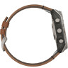 Смарт-часы GARMIN FENIX 8 AMOLED 51 мм SAPPHIRE TITANIUM WITH CHESTNUT LEATHER BAND