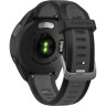 Смарт-часы GARMIN FORERUNNER 165, черный/сланцево-серый силиконовый ремешок
