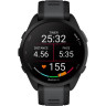 Смарт-часы GARMIN FORERUNNER 165, черный/сланцево-серый силиконовый ремешок