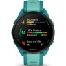 Смарт-часы GARMIN FORERUNNER 165 MUSIC, силиконовый ремешок цвета бирюзовый/аква