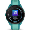 Смарт-часы GARMIN FORERUNNER 165 MUSIC, силиконовый ремешок цвета бирюзовый/аква