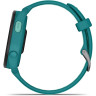 Смарт-часы GARMIN FORERUNNER 165 MUSIC, силиконовый ремешок цвета бирюзовый/аква
