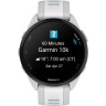 Смарт-часы GARMIN FORERUNNER 165 MUSIC, силиконовый ремешок цвета туманно-серый/белый камень