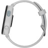 Смарт-часы GARMIN FORERUNNER 165 MUSIC, силиконовый ремешок цвета туманно-серый/белый камень