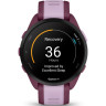 Смарт-часы GARMIN FORERUNNER 165 MUSIC, силиконовый ремешок ягодно-сиреневый