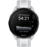 Смарт-часы GARMIN FORERUNNER 165, силиконовый ремешок цвета туманно-серый/белый камень