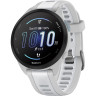 Смарт-часы GARMIN FORERUNNER 165, силиконовый ремешок цвета туманно-серый/белый камень