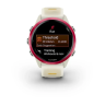 Смарт-часы GARMIN FORERUNNER 570 (42 мм) малиновый алюминий слоновая кость/манго