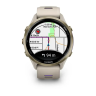 Смарт-часы GARMIN FORERUNNER 970 золотистый титан французский серый/индиго
