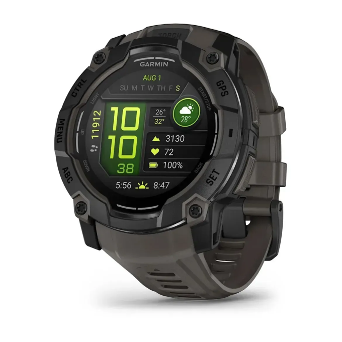 Смарт-часы GARMIN INSTINCT 3 (50 мм) AMOLED черные/угольные