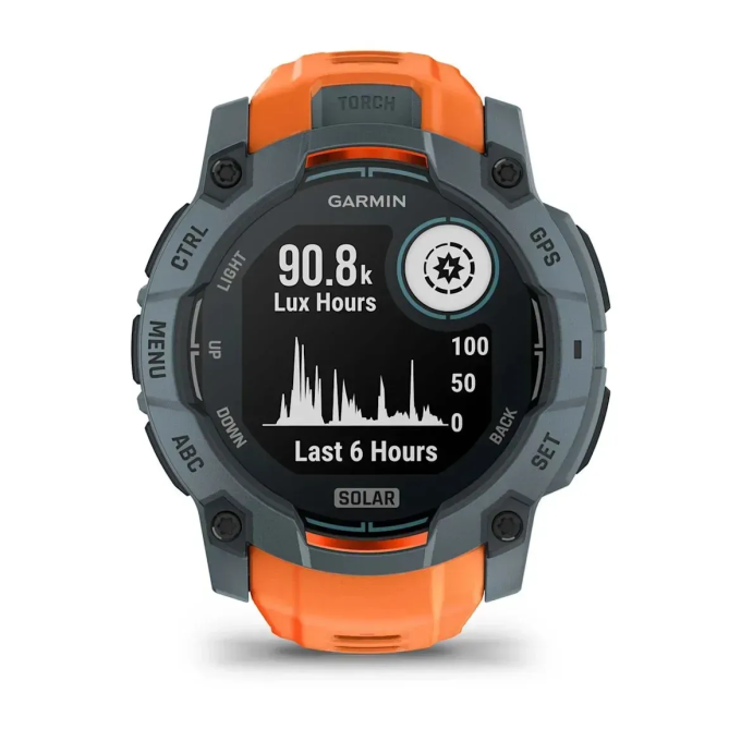 Смарт-часы GARMIN INSTINCT 3 (50 мм) Solar сумеречные/солнечные
