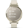 Смарт-часы GARMIN LILY 2 ACTIVE лунное золото с силиконовым ремешком цвета слоновой кости