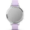 Смарт-часы GARMIN LILY 2 ACTIVE серебристые с силиконовым ремешком цвета фиолетовый жасмин