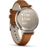 Смарт-часы GARMIN LILY 2 CLASSIC CREAM GOLD WITH TAN LEATHER BAND