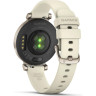 Смарт-часы GARMIN LILY 2, кремовое золото, силиконовый ремешок кокосового цвета