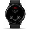 Смарт-часы GARMIN VENU 3 SLATE STAINLESS STEEL BEZEL WITH BLACK CASE AND LEATHER BAND