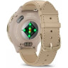 Смарт-часы GARMIN VENU 3S SOFT GOLD STAINLESS STEEL BEZEL WITH FRENCH GRAY CASE AND LEATHER BAND