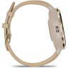 Смарт-часы GARMIN VENU 3S SOFT GOLD STAINLESS STEEL BEZEL WITH FRENCH GRAY CASE AND LEATHER BAND