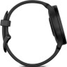 Смарт-часы GARMIN VIVOMOVE SPORT черные с серым безелем и силиконовым ремешком