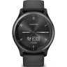 Смарт-часы GARMIN VIVOMOVE SPORT черные с серым безелем и силиконовым ремешком