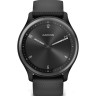 Смарт-часы GARMIN VIVOMOVE SPORT черные с серым безелем и силиконовым ремешком