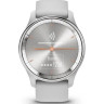 Смарт-часы GARMIN VIVOMOVE TREND с серебристым стальным безелем, серыми корпусом и ремешком