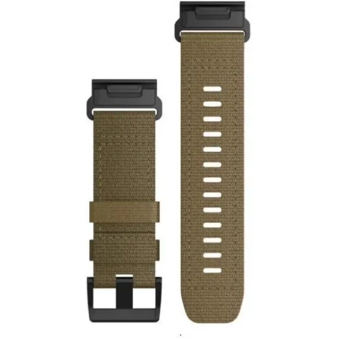 Тканевый ремешок GARMIN QUICKFIT 26 для Tactix, Fenix 5X/6X/7X, Quatix, D2, Foretrex, Descent, тактический бежевый