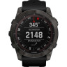 Умные часы GARMIN FENIX 7X SAPPHIRE SOLAR CARBON GRAY DLC TITANIUM WITH SILICONE BLACK BAND