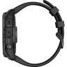 Умные часы GARMIN FENIX 7X SAPPHIRE SOLAR CARBON GRAY DLC TITANIUM WITH SILICONE BLACK BAND