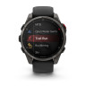 Умные часы GARMIN FENIX 8 PRO 47mm Amoled Sapphire Lens Titanium With Graphite/Black Silicone Band