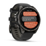Умные часы GARMIN FENIX 8 PRO 47mm Amoled Sapphire Lens Titanium With Graphite/Black Silicone Band