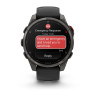 Умные часы GARMIN FENIX 8 PRO 47mm Amoled Sapphire Lens Titanium With Graphite/Black Silicone Band