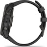 Часы GARMIN FENIX 7 Sapphire карбон серый с силиконовым ремешком