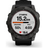 Часы GARMIN FENIX 7 Sapphire карбон серый с силиконовым ремешком