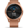 Часы GARMIN VIVOMOVE LUXE розовое золото PVD 18K с ремешком 