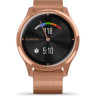 Часы GARMIN VIVOMOVE LUXE розовое золото PVD 18K с ремешком 