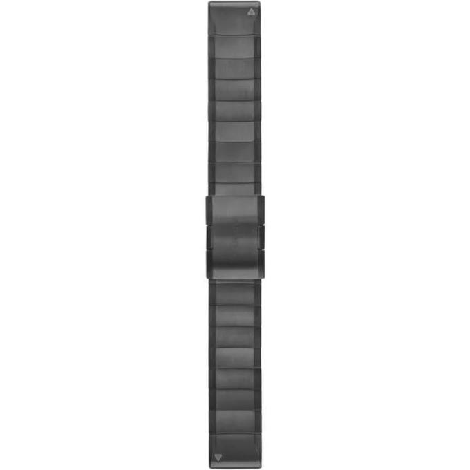 Ремешок сменный для GARMIN QUICKFIT 20MM, металлический (Тёмно-серый)