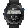 Смарт-часы GARMIN DESCENT MK2I CARBON GREY титановые DLC с черным силиконовым ремешком в комплекте с передатчиком Descent T1