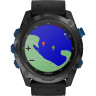 Смарт-часы GARMIN DESCENT MK2I CARBON GREY титановые DLC с черным силиконовым ремешком в комплекте с передатчиком Descent T1
