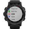 Смарт-часы GARMIN DESCENT MK2S Carbon Gray DLC Black с черным силиконовым ремешком
